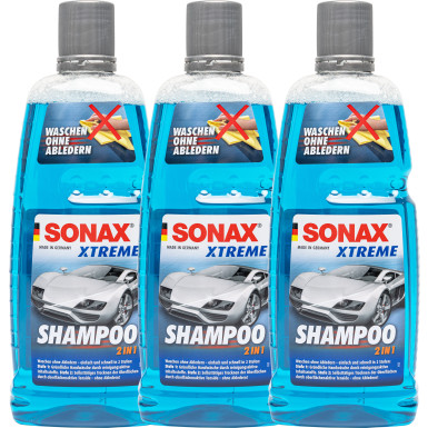 SONAX Lackreiniger 3x Xtreme Shampoo XTREME Shampoo 2 in 1 02153000
