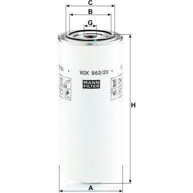 Kraftstofffilter WDK 962/20