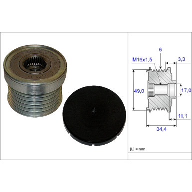 INA Generatorfreilauf 535 0183 10