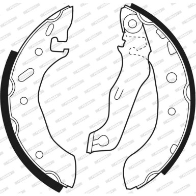 Bremsbackensatz FSB543 Bremsbackensatz FSB543