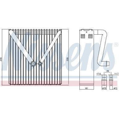 Verdampfer, Klimaanlage 92234 Verdampfer, Klimaanlage 92234
