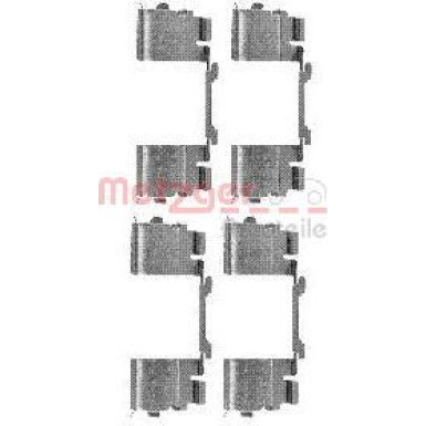 Metzger Zubehörsatz, Scheibenbremsbelag 109-1730