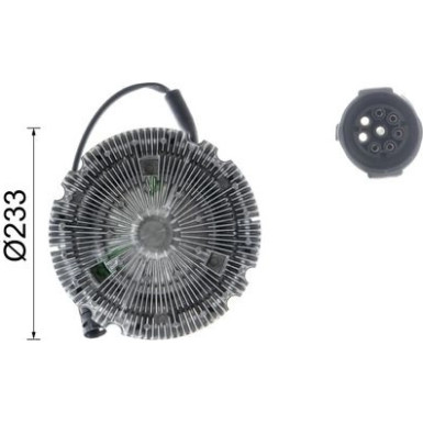 Mahle Kupplung, Kühlerlüfter BEHR Premium Line CFC 19 000P