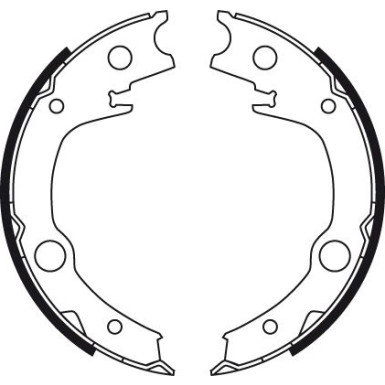 Bremsbackensatz, Feststellbremse GS8723 Bremsbackensatz, Feststellbremse GS8723