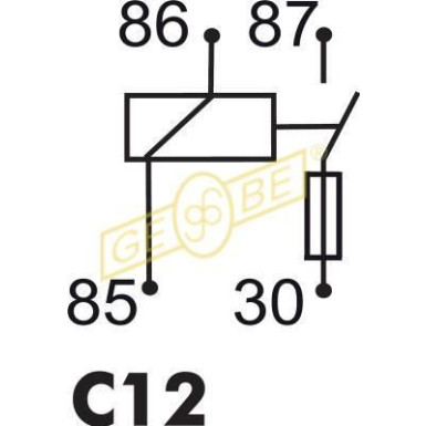 GEBE Relais, Arbeitsstrom 9 9007 1