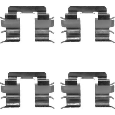 Hella Zubehörsatz, Scheibenbremsbelag 8DZ 355 202-951
