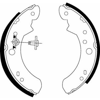 Bremsbackensatz 8DB 355 000-891
