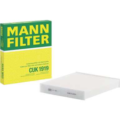 MANN-FILTER CUK 1919 Innenraumfilter, Aktivkohlefilter
