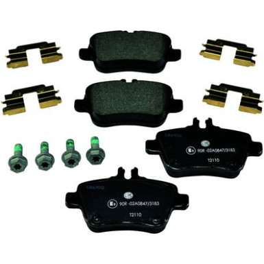 Hella Pagid Bremsbelagsatz, Scheibenbremse 8DB 355 019-641 Hella Pagid Bremsbelagsatz, Scheibenbremse 8DB 355 019-641