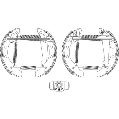 Textar Bremsbackensatz Shoe Kit Pro 84018301 Textar Bremsbackensatz Shoe Kit Pro 84018301