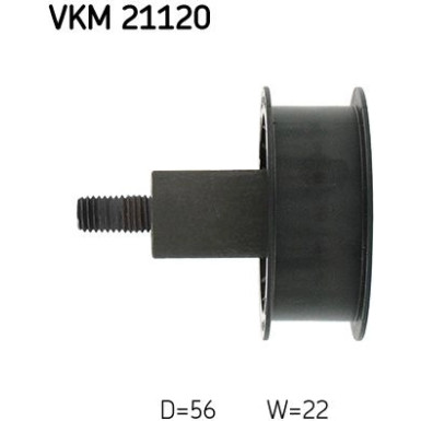 SKF Umlenk-/Führungsrolle, Zahnriemen VKM 21120