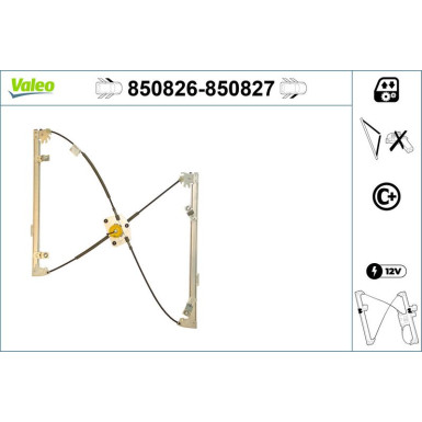 Valeo Fensterheber 850826