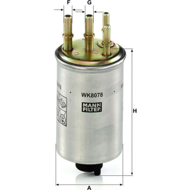 Kraftstofffilter WK 8078 Kraftstofffilter WK 8078