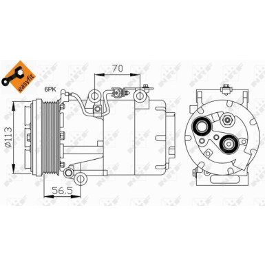 Kompressor, Klimaanlage 32722 Kompressor, Klimaanlage 32722