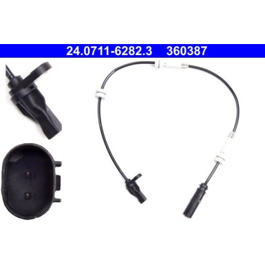 Sensor, Raddrehzahl 24.0711-6282.3 Sensor, Raddrehzahl 24.0711-6282.3