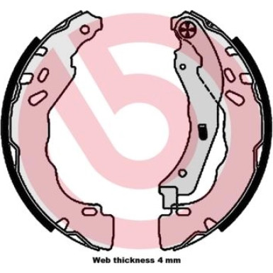 Brembo Bremsbackensatz ESSENTIAL LINE S 61 544