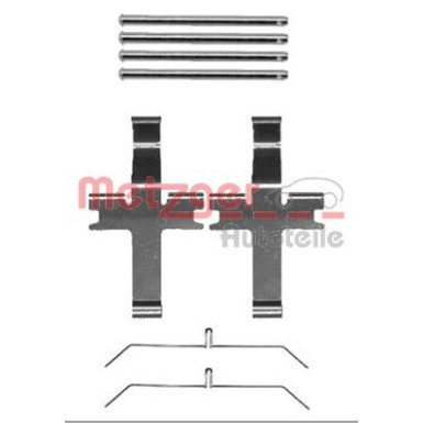 Metzger Zubehörsatz, Scheibenbremsbelag 109-1752