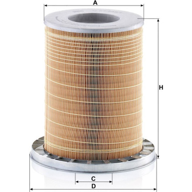 MANN-FILTER C 23 589/1 Sekundärluftfilter