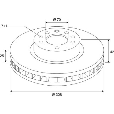 Bremsscheibe 672639 Bremsscheibe 672639