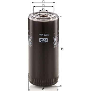 Kraftstofffilter WP 962/3 X