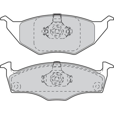 Valeo Bremsbelagsatz, Scheibenbremse ESSENTIAL 301735