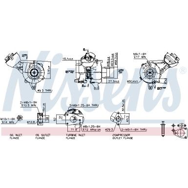 Nissens Turbolader 93121