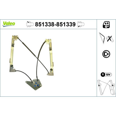 Valeo Fensterheber 851338