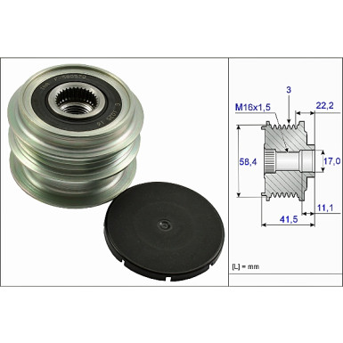 INA Generatorfreilauf 535 0269 10