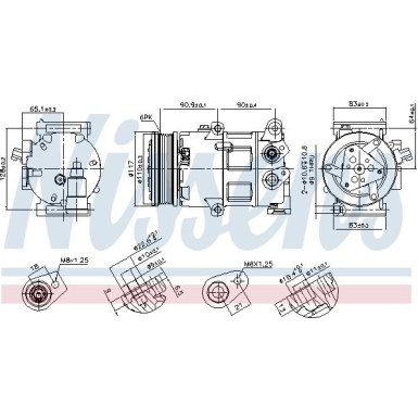 Kompressor, Klimaanlage 890418 Kompressor, Klimaanlage 890418
