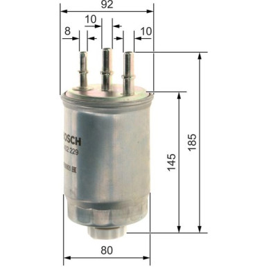 BOSCH Kraftstofffilter F 026 402 229