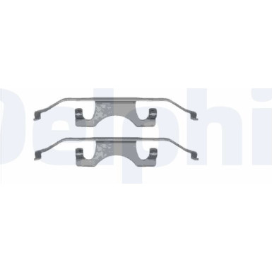 Delphi Zubehörsatz, Scheibenbremsbelag LX0340