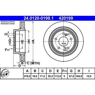 Bremsscheibe 24.0120-0199.1