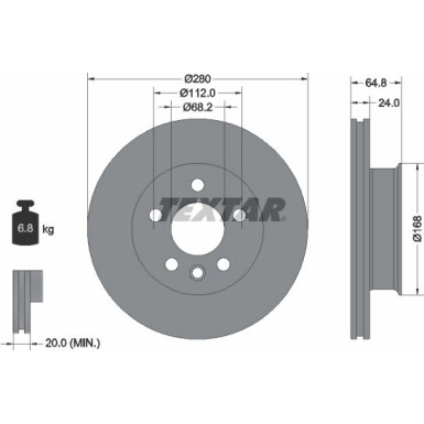Bremsscheibe 92056000 Bremsscheibe 92056000
