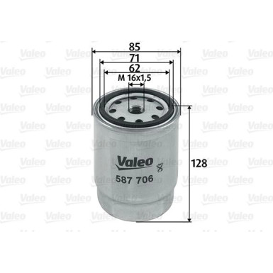 Valeo Kraftstofffilter 587706