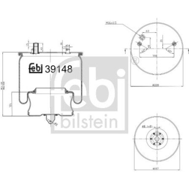 FEBI BILSTEIN 39148 Federbalg, Luftfederung