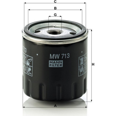 Ölfilter MW 713