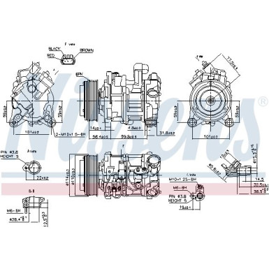 Kompressor, Klimaanlage 89585 Kompressor, Klimaanlage 89585