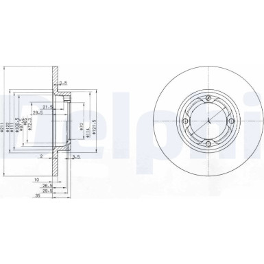 Bremsscheibe BG2533 Bremsscheibe BG2533