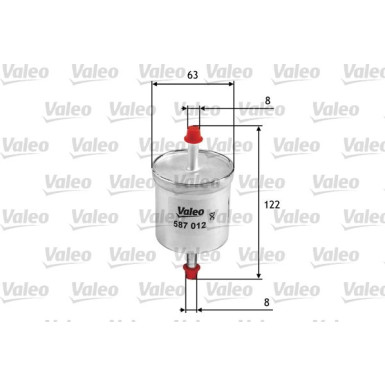 Valeo Kraftstofffilter 587012