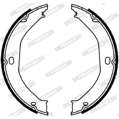 Ferodo Bremsbackensatz, Feststellbremse PREMIER FSB4057