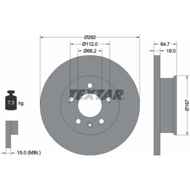 Bremsscheibe 92058500 Bremsscheibe 92058500