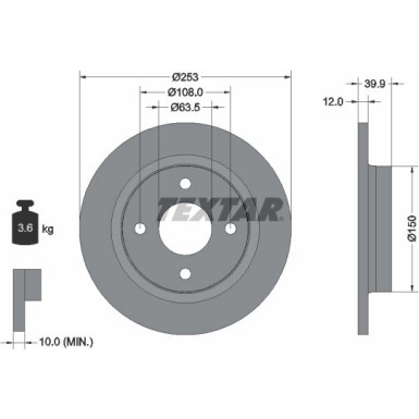 Bremsscheibe 92292803