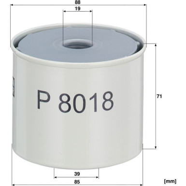 Kraftstofffilter P 8018 X Kraftstofffilter P 8018 X
