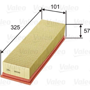 Valeo Luftfilter 585089