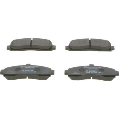 BOSCH Bremsbelagsatz, Scheibenbremse 0 986 461 122 BOSCH Bremsbelagsatz, Scheibenbremse 0 986 461 122