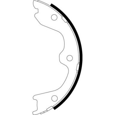 Textar Bremsbackensatz, Feststellbremse 91065900