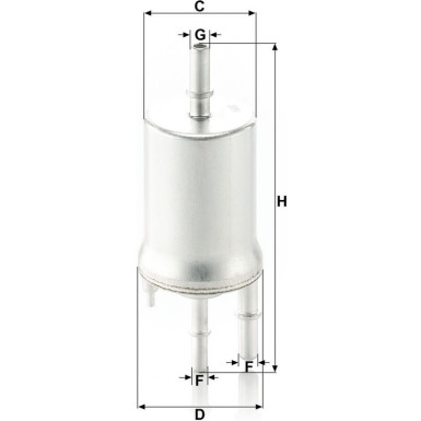 Kraftstofffilter WK 6015 Kraftstofffilter WK 6015