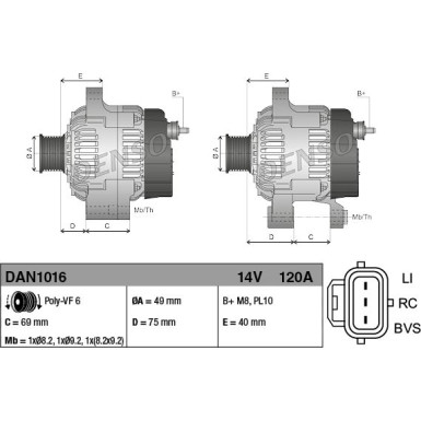 Generator DAN1016 Generator DAN1016