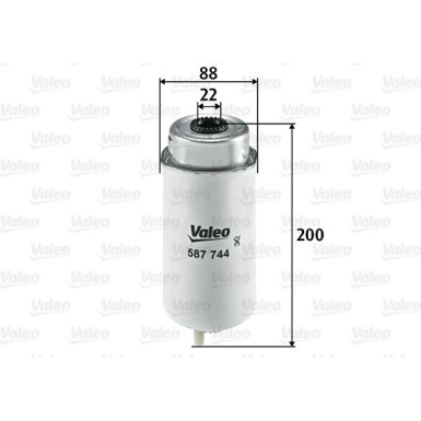 Valeo Kraftstofffilter 587744