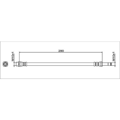 Metzger Bremsschlauch 4112057